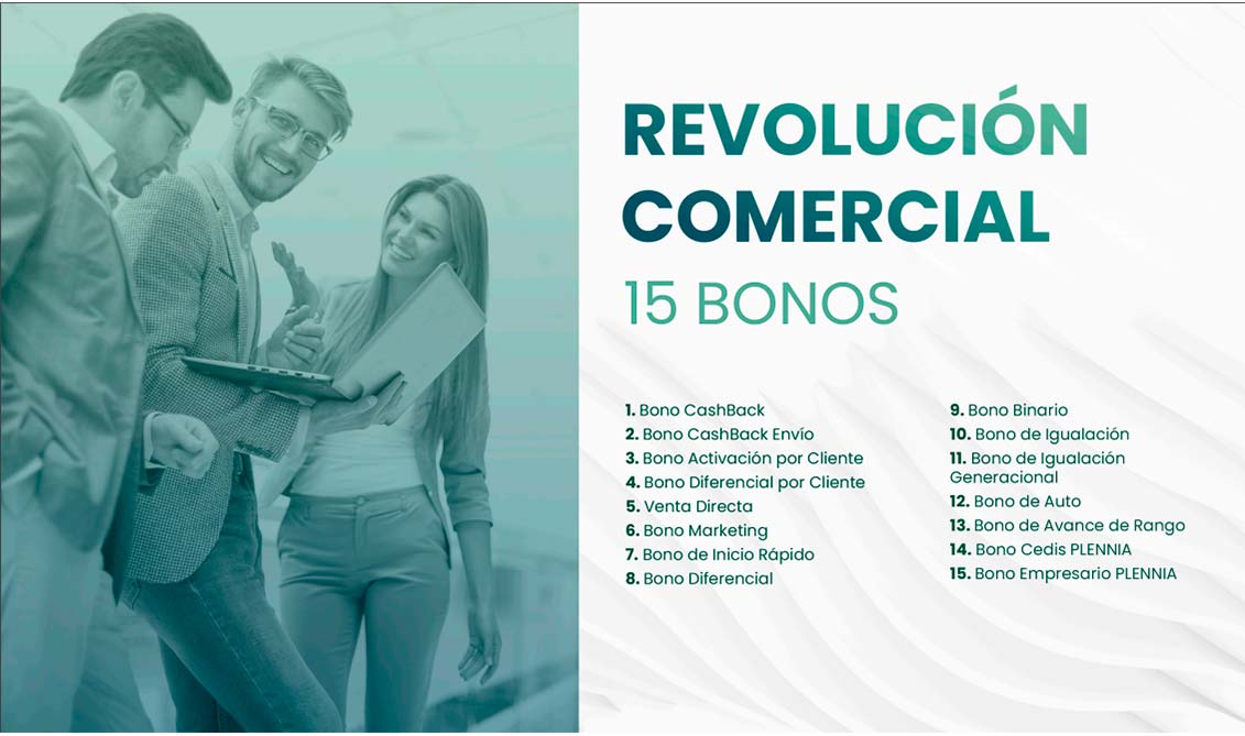 REVOLUCIÓN COMERCIAL, 15 BONOS PLENNIA